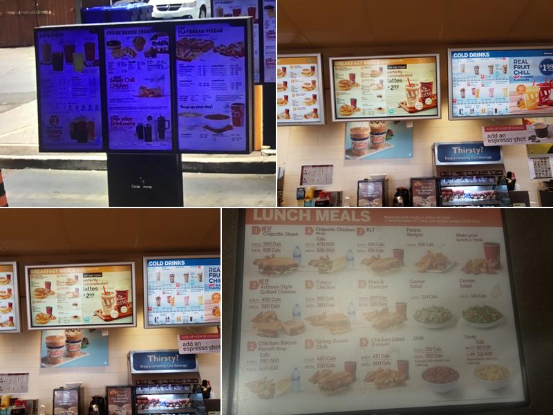 Tim Hortons Menu