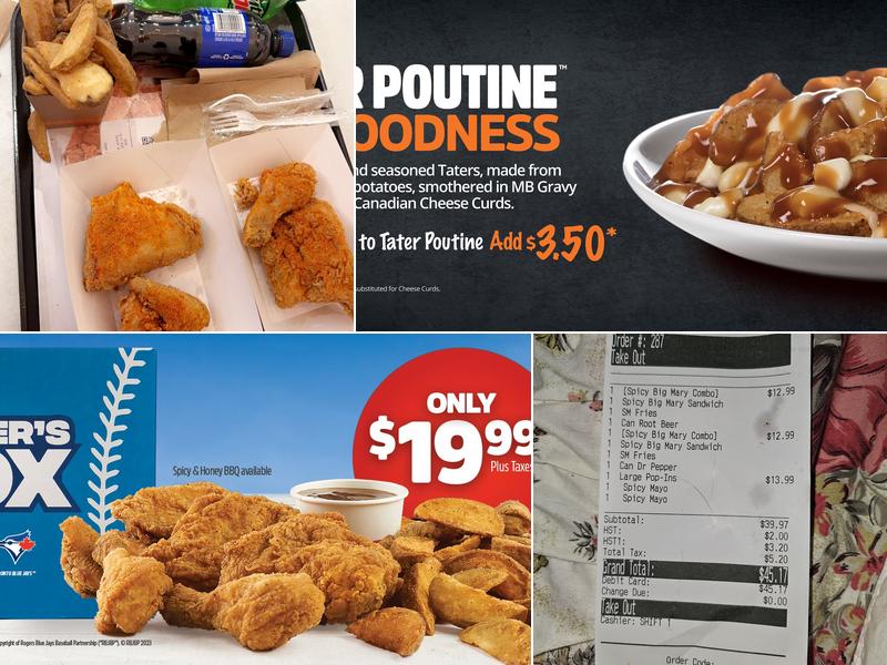 Mary Brown's Chicken Menu