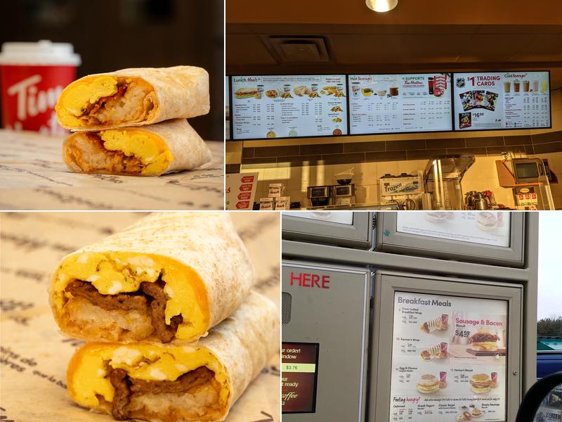Tim Hortons Menu