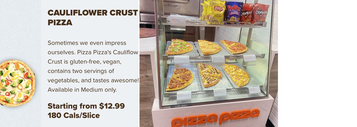 Pizza Pizza Menu