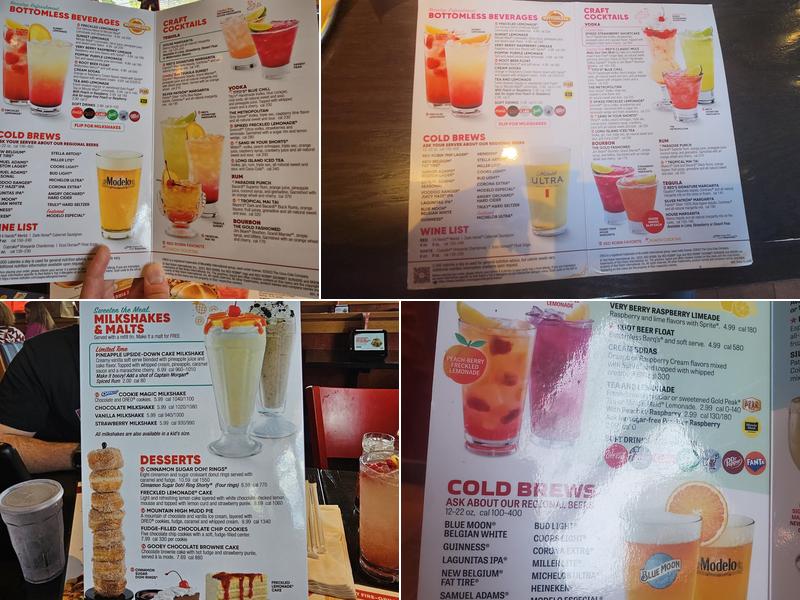 Red Robin Gourmet Burgers and Brews Menu