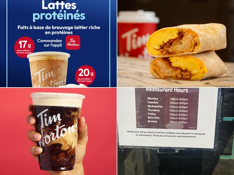 Tim Hortons Menu