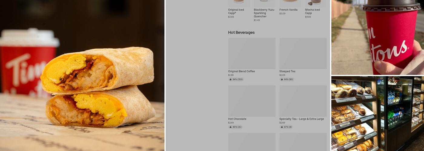 Tim Hortons Menu
