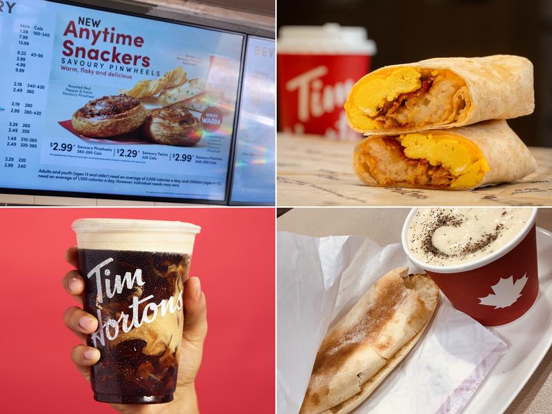 Tim Hortons Menu