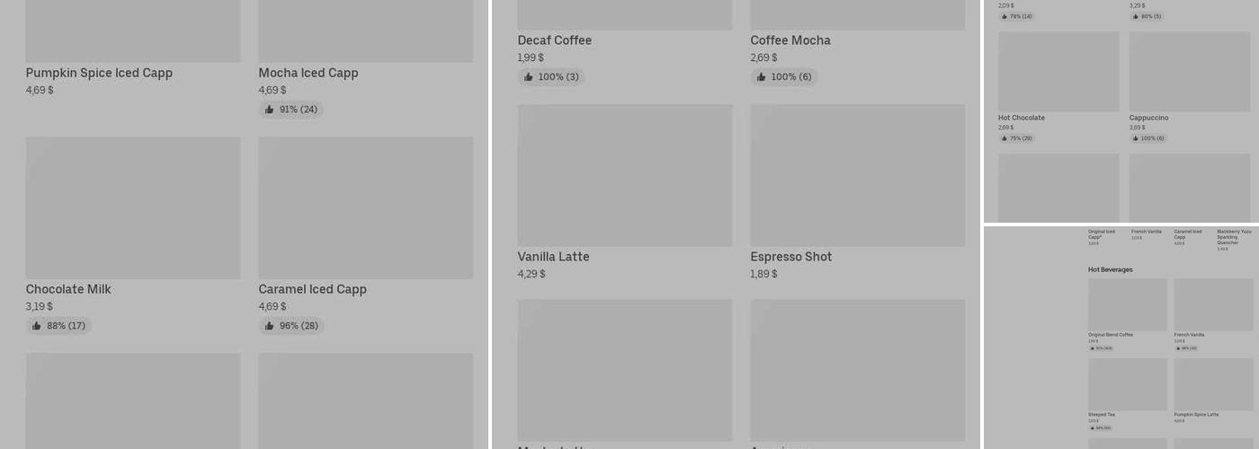 Tim Hortons Menu