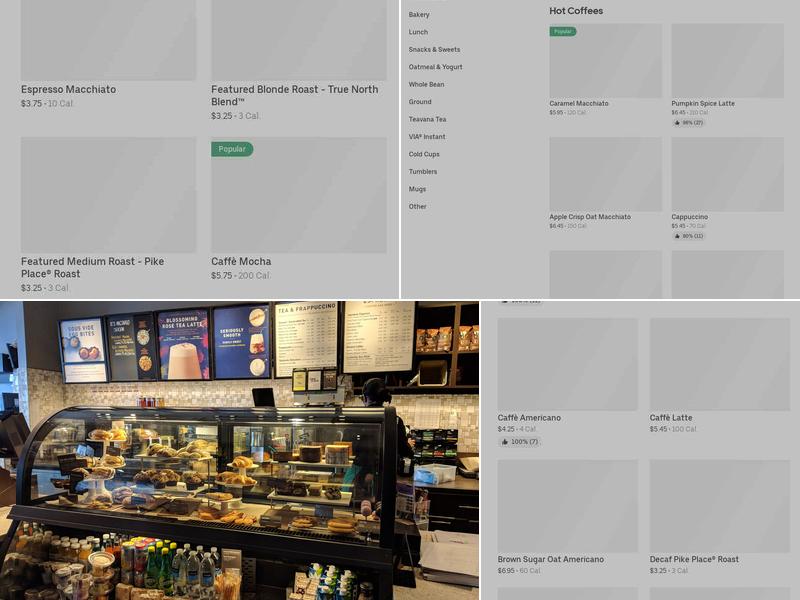 Starbucks Menu