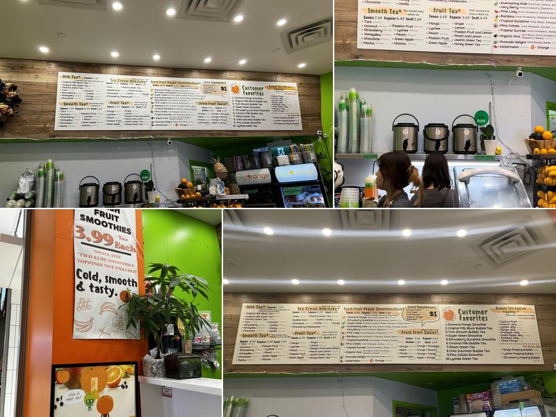 Big Orange Menu