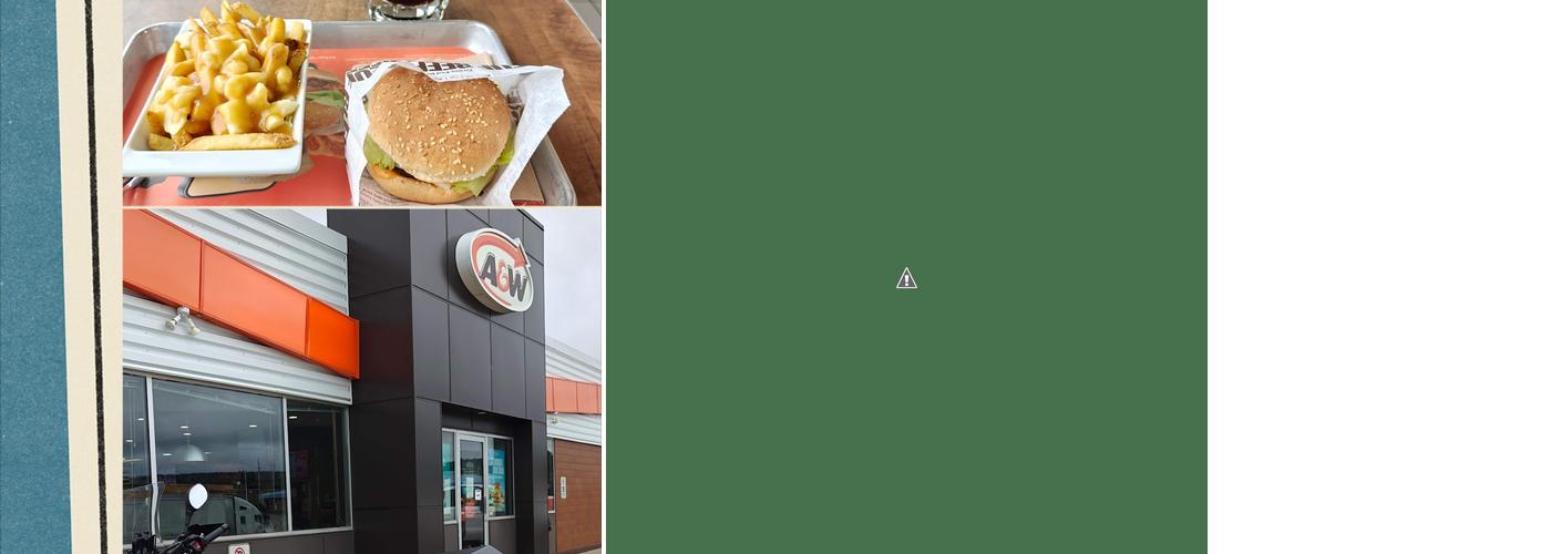 A&W Canada Menu