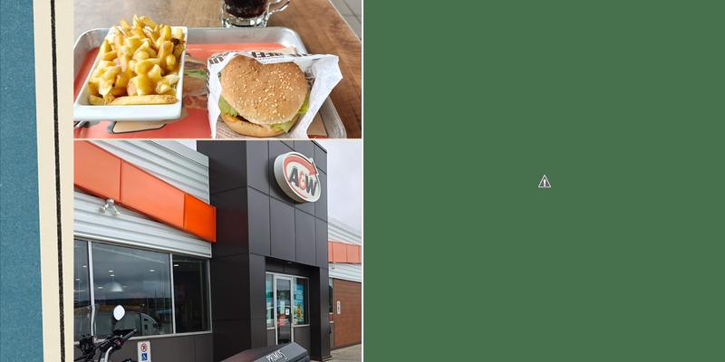 A&W Canada Menu
