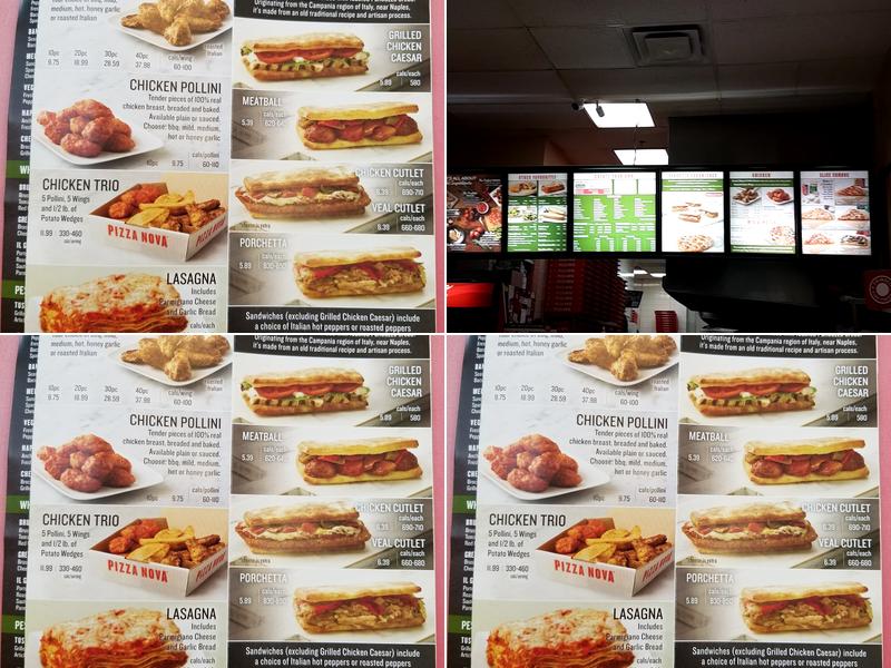 Pizza Nova Menu