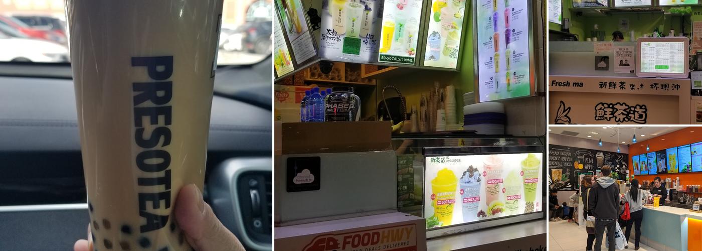 Presotea 鮮茶道 Menu