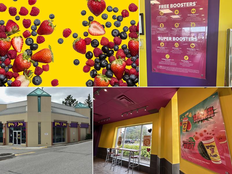 Booster Juice Menu
