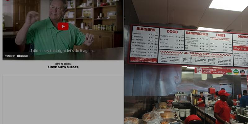 Five Guys Menu