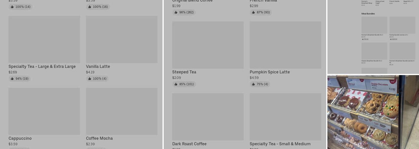 Tim Hortons Menu