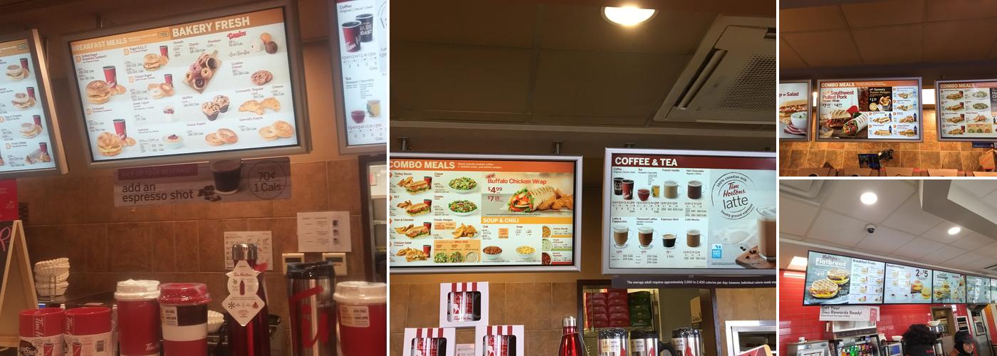 Tim Hortons Menu