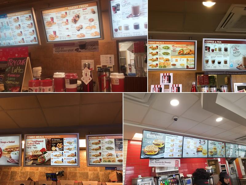 Tim Hortons Menu