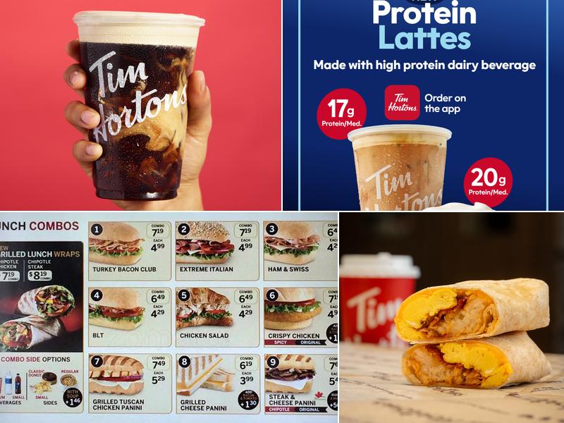 Tim Hortons Menu