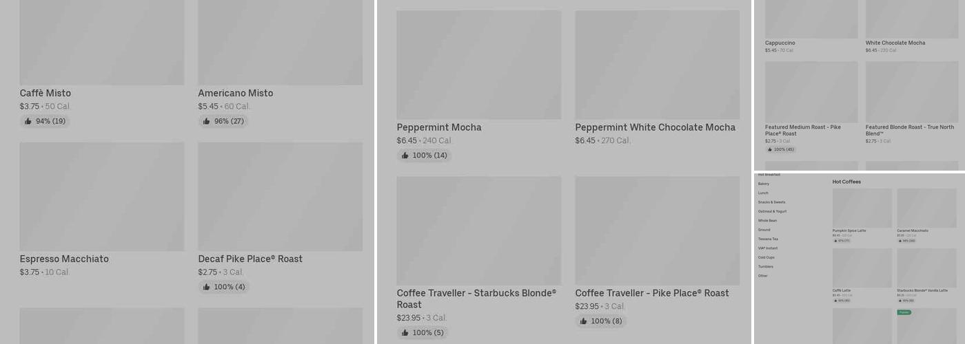 Starbucks Menu