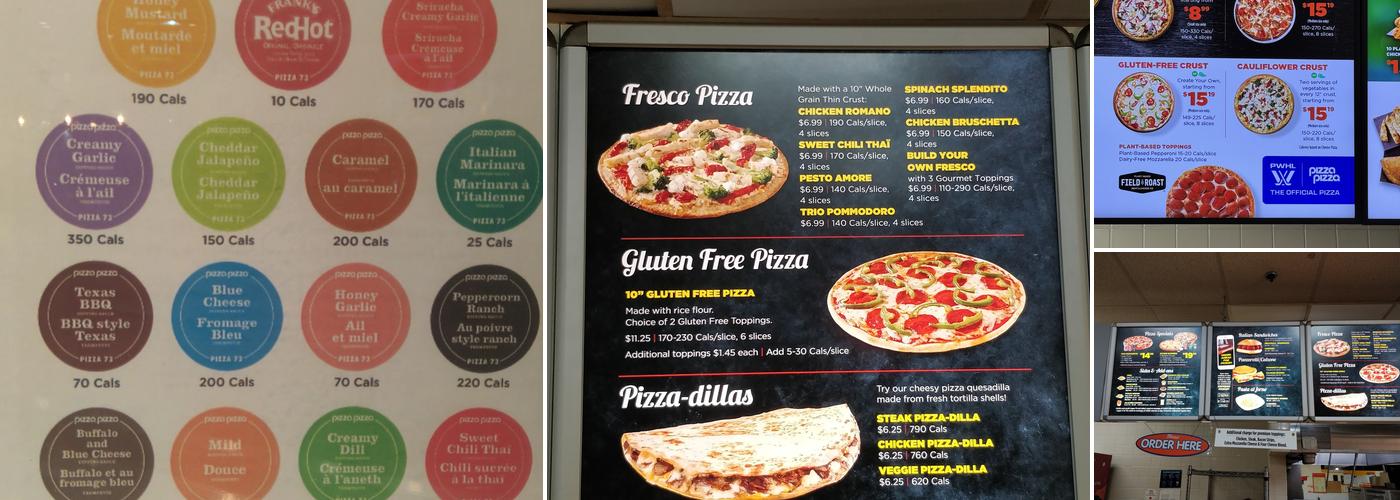 Pizza Pizza Menu