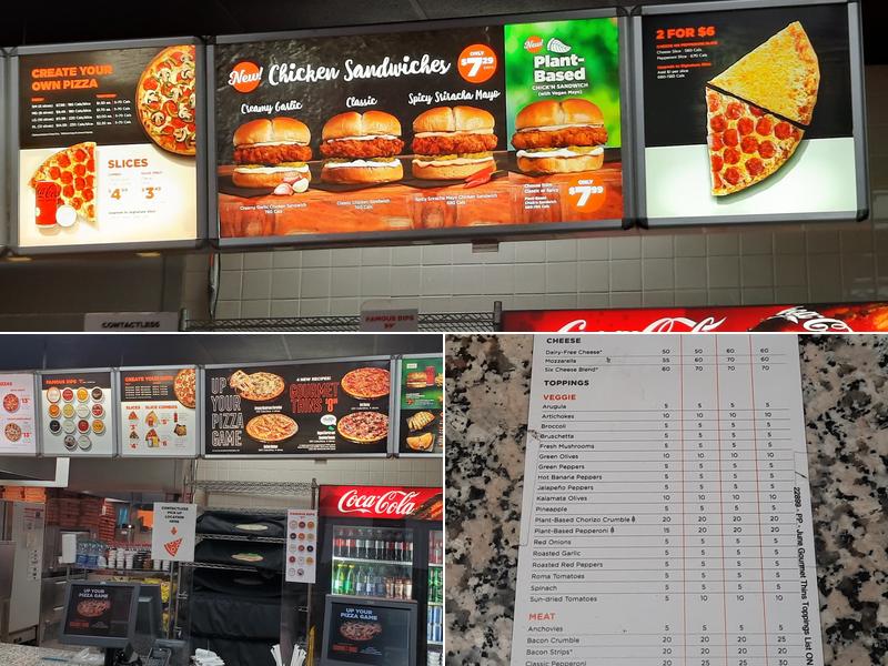 Pizza Pizza Menu