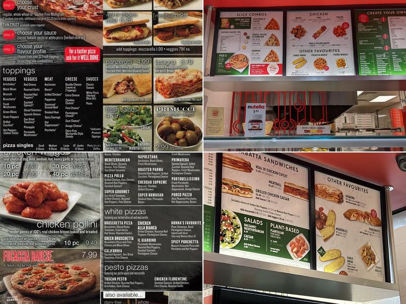 Pizza Nova Menu