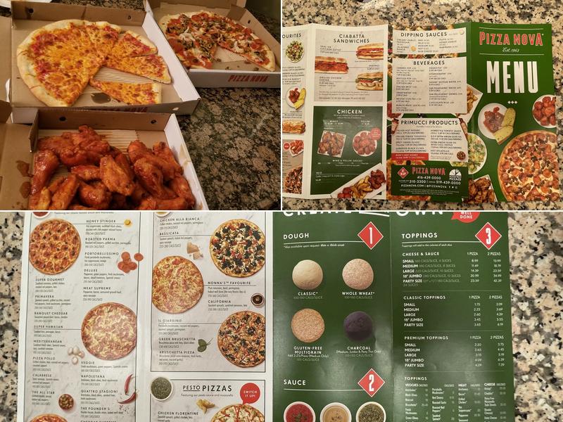 Pizza Nova Menu