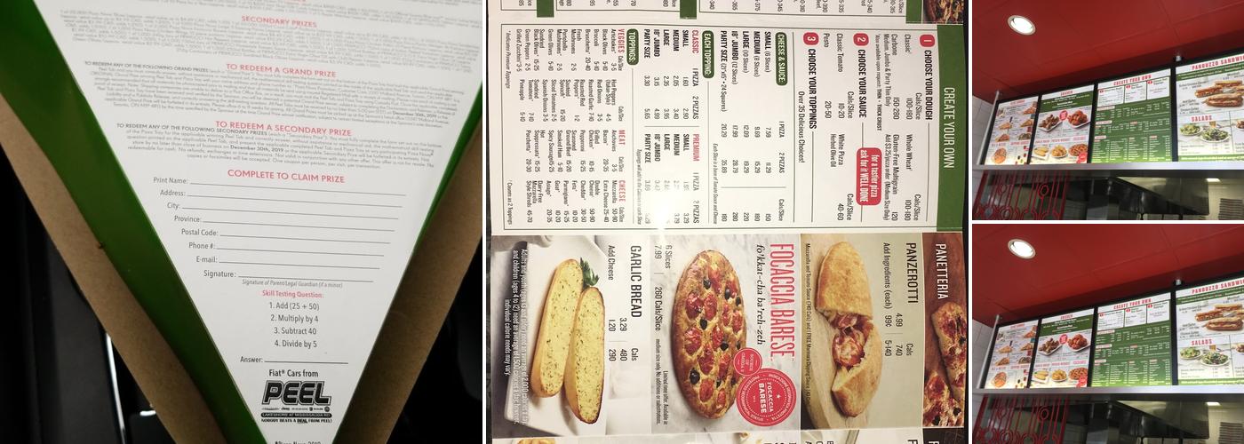 Pizza Nova Menu