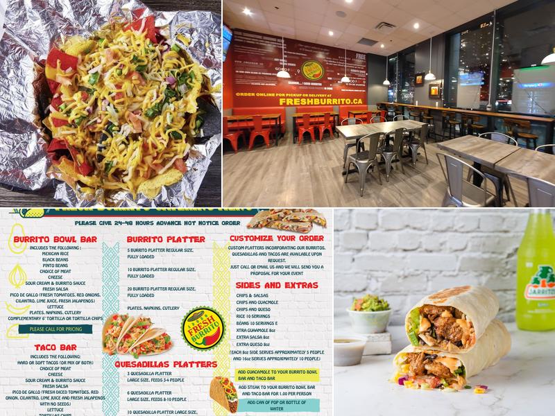 Fresh Burrito Menu