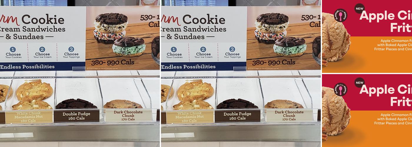 Baskin-Robbins Menu
