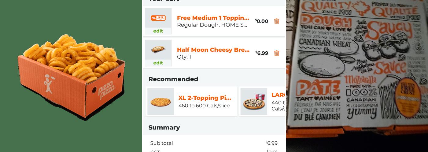 Pizza Pizza Menu