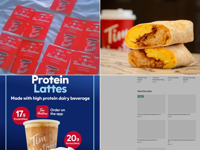Tim Hortons Menu