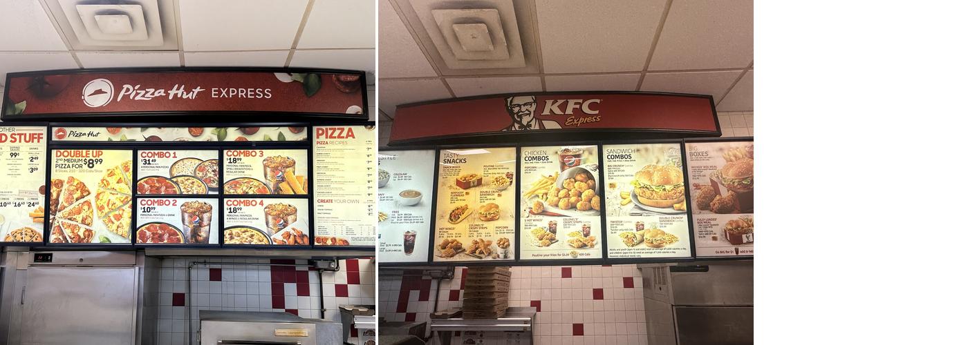 KFC Menu