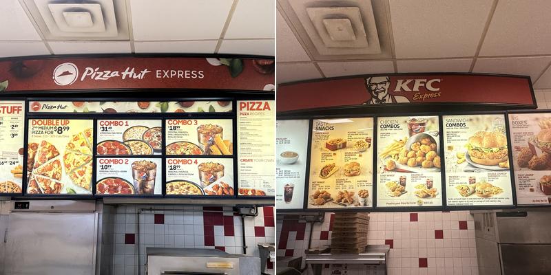 KFC Menu