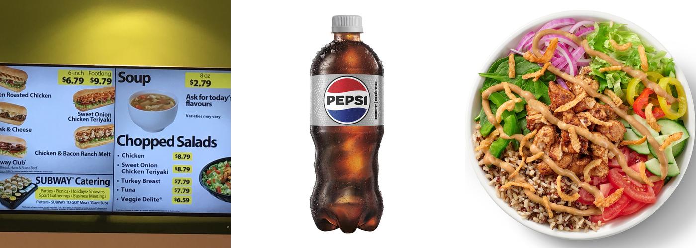 Subway Menu