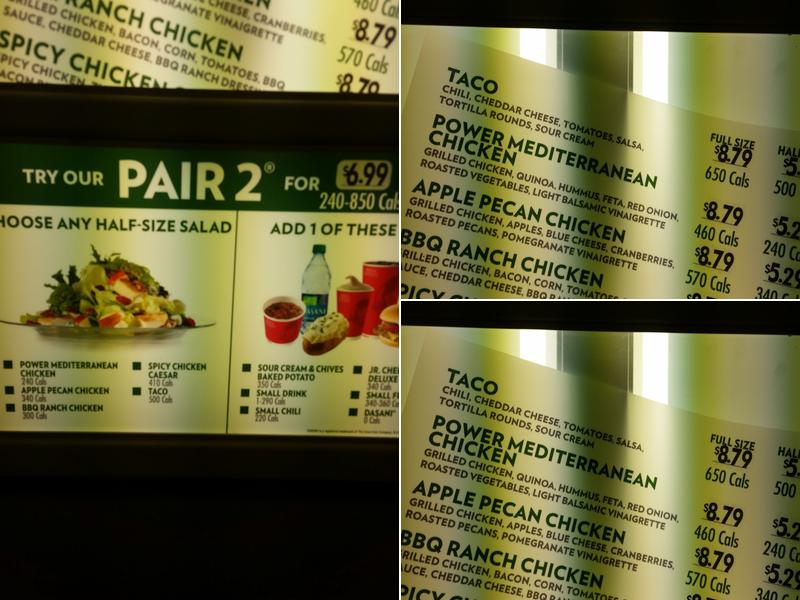 Tim Hortons Menu