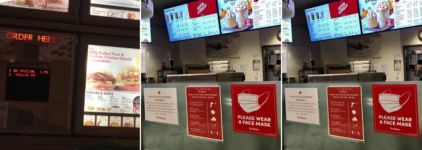 Tim Hortons Menu