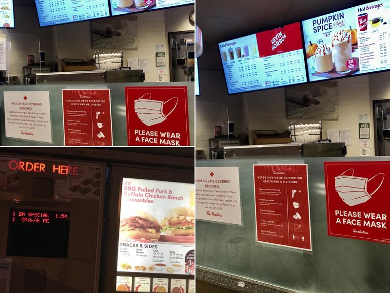 Tim Hortons Menu
