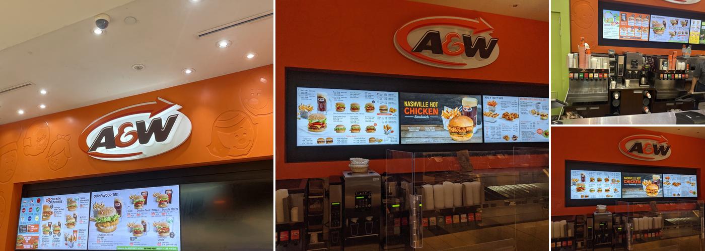 A&W Canada Menu