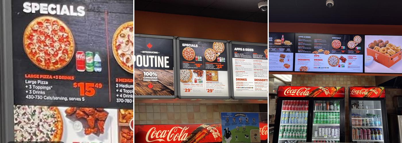 Pizza Pizza Menu
