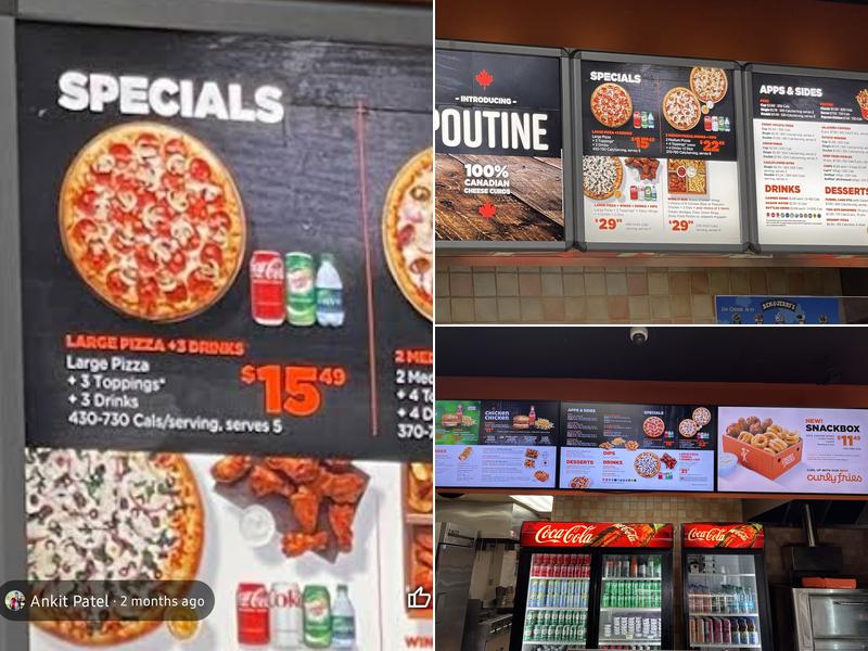 Pizza Pizza Menu