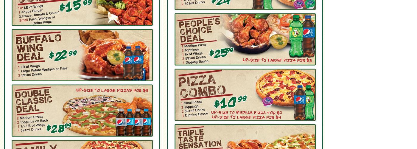 Wing Machine Menu