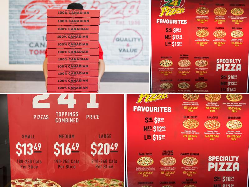 241 Pizza Menu