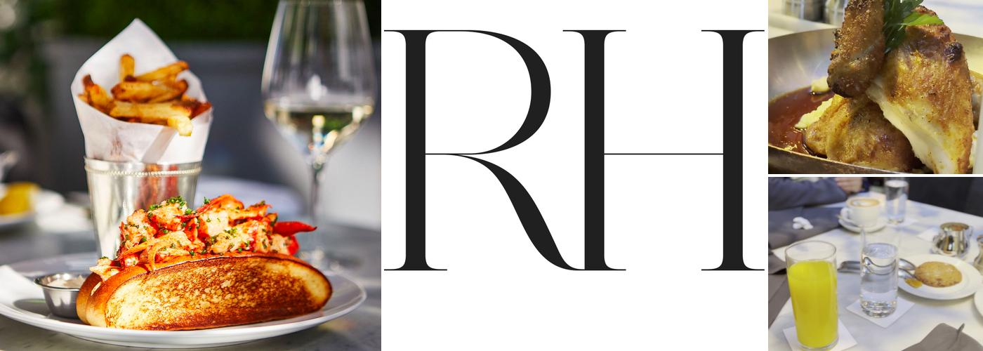 RH Courtyard Restaurant at RH Toronto Menu