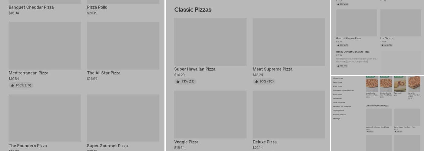 Pizza Nova Menu
