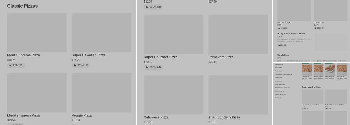 Pizza Nova Menu