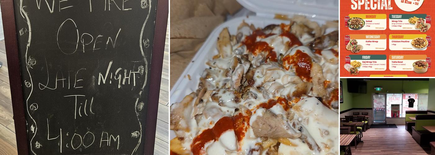 Lazeez Shawarma Menu