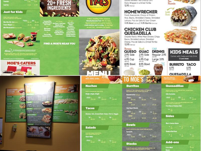 Moe's Southwest Grill Menu