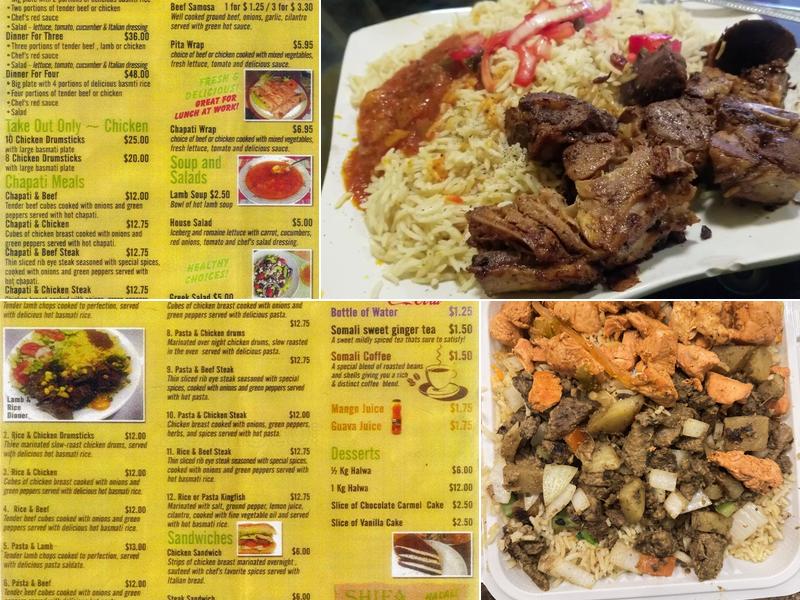 Safia restaurant Menu