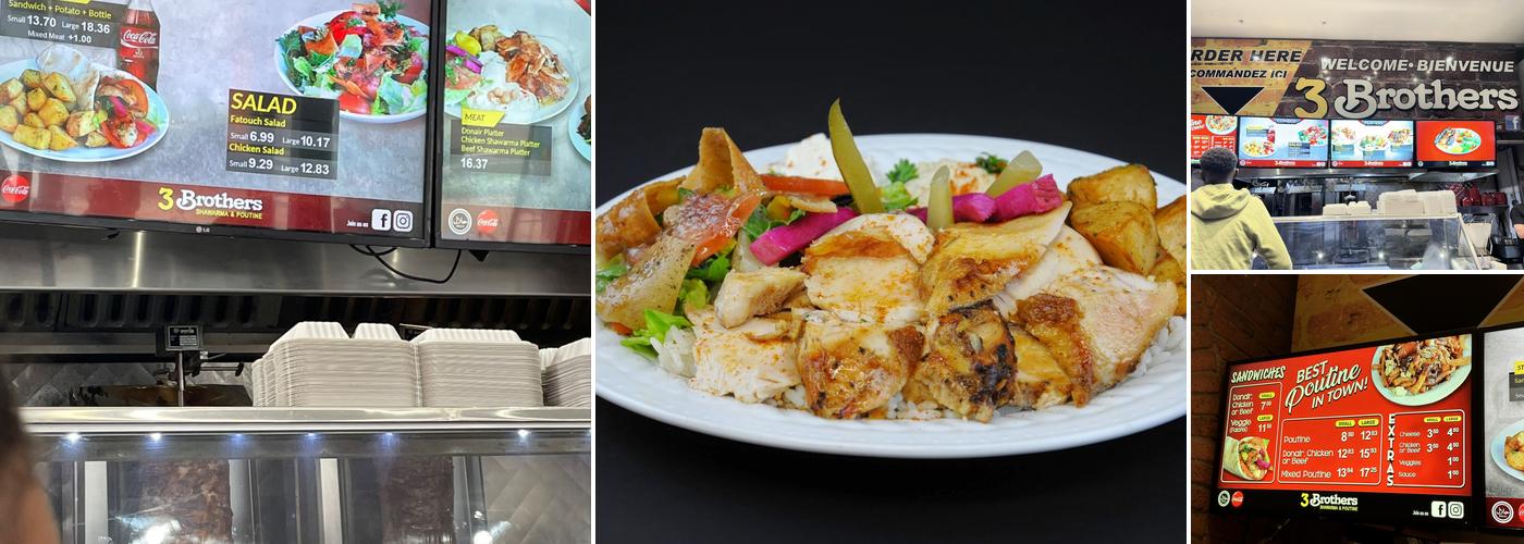 3 brothers shawarma & poutine Menu