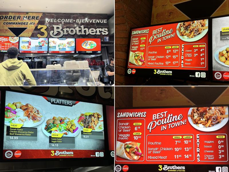 3 brothers shawarma & poutine Menu